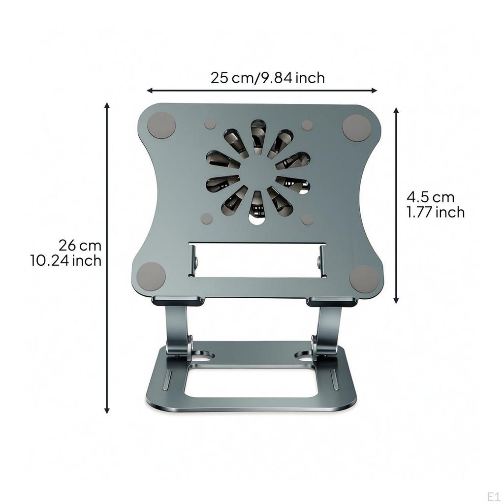 Laptop Stand with Fan Ergonomic Cooling Ventilated for Professionals, Students, Home