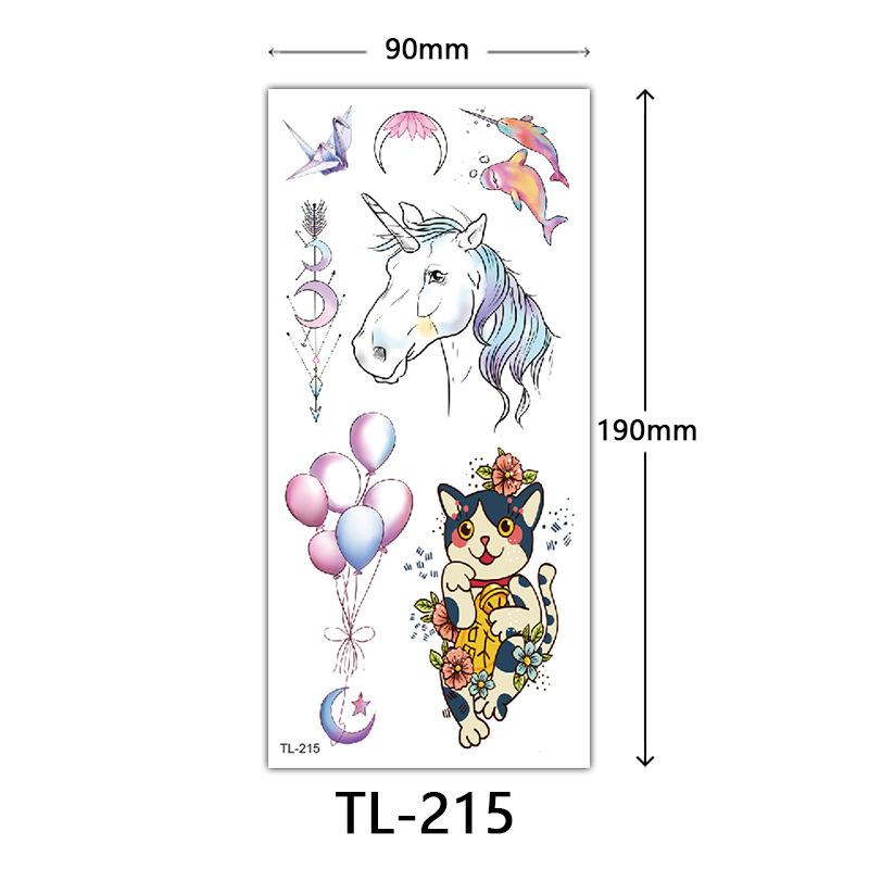 Flower Tattoo Stickers, Color Sketch Tattoo Stickers, English Letters, Wedding Photography Tattoo