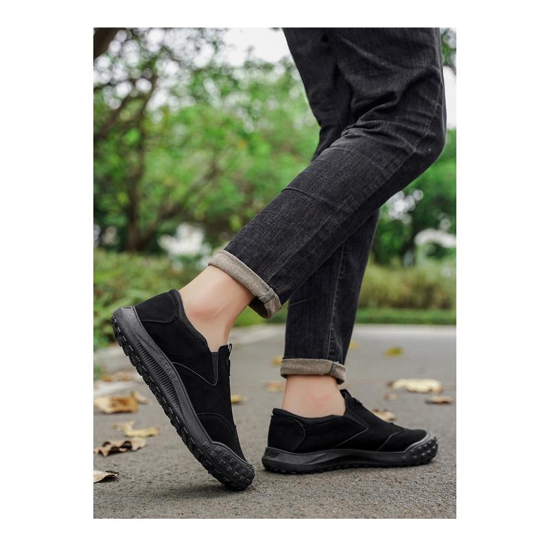 Men S Low Top Waterproof Work Shoes Outdoor Wear Resistant Casual Shoes