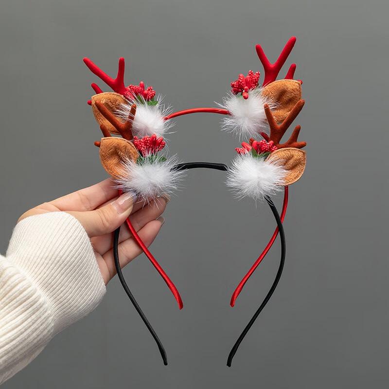 Christmas Reindeer Headband (3-Pack)