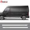 2PCS Car Door Side Stickers For Renault Master 1 2 3 Mk2 MK3 Day Van Camper Motorhome Stripes Decals Conversion Accessories