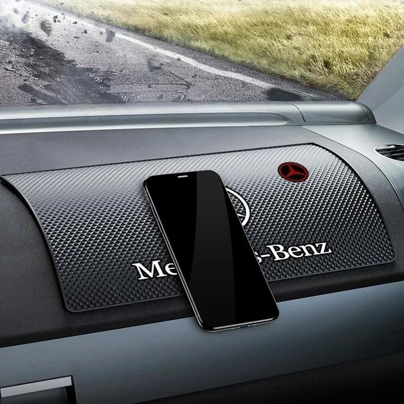 Q1983-Car Anti-Slip Pads Dashboard Phone Holder Sticky Mats Accessories for Mercedes Benz W212 W204 W211W168 W213 W205 W210 W108 W124