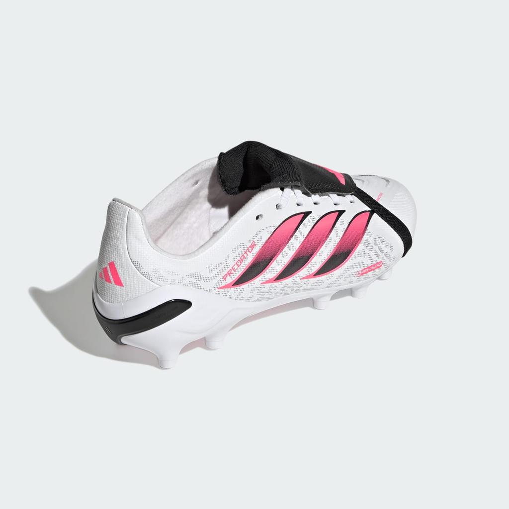 adidas Predator League Fold-Over Tongue Artificial Ground Football Boots Kids IH2105 Kids' Performance Sports Shoes Cloud White / Solar Turbo / Core B