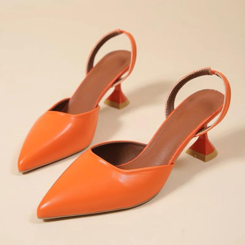 Sandalias de moda para mujer, novedad de verano, zapatos de tacón