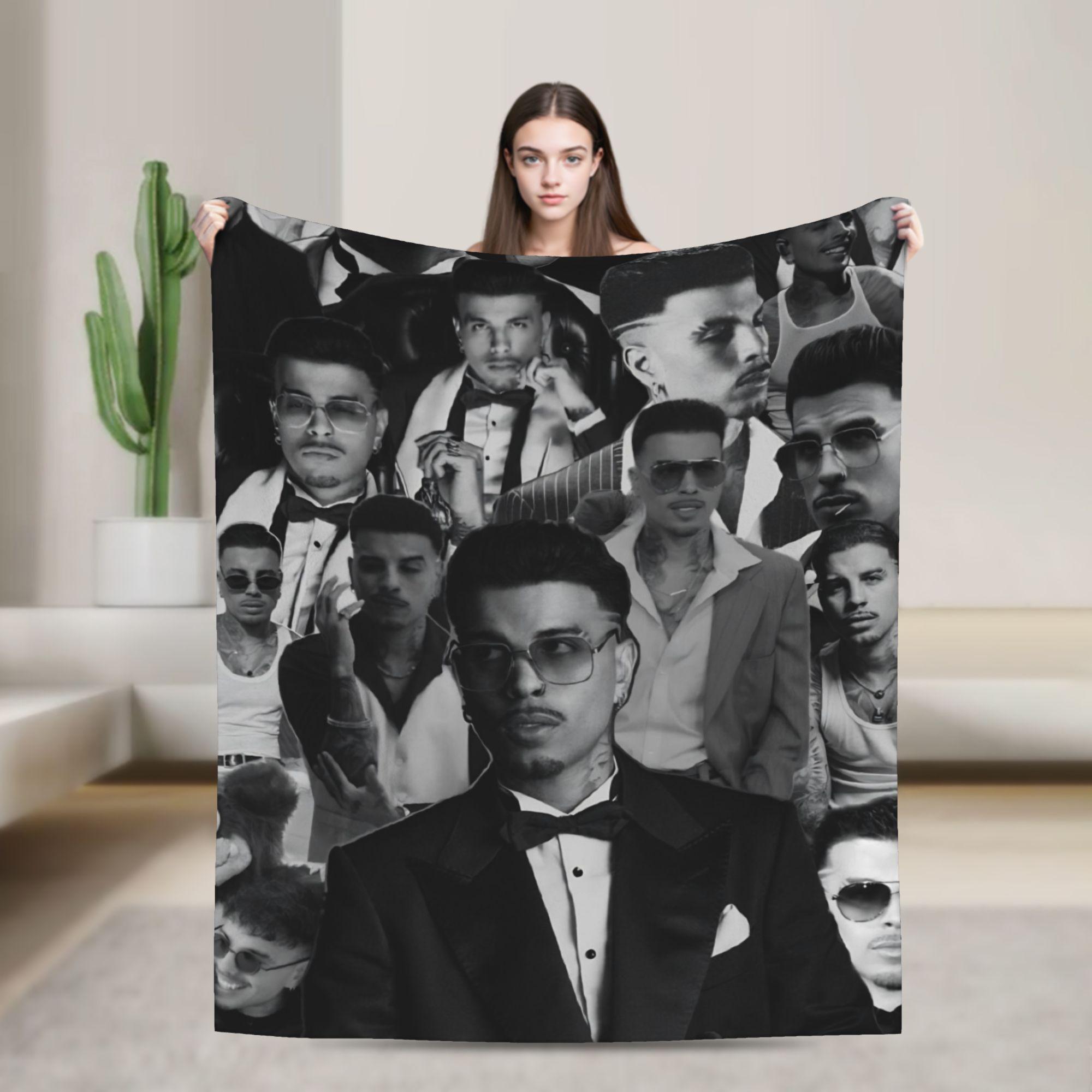 Rauw Alejandros Blanket Quality Soft  Throw Blanket Winter Boy Girl Bedroom Graphic Bedspread 130x150cm