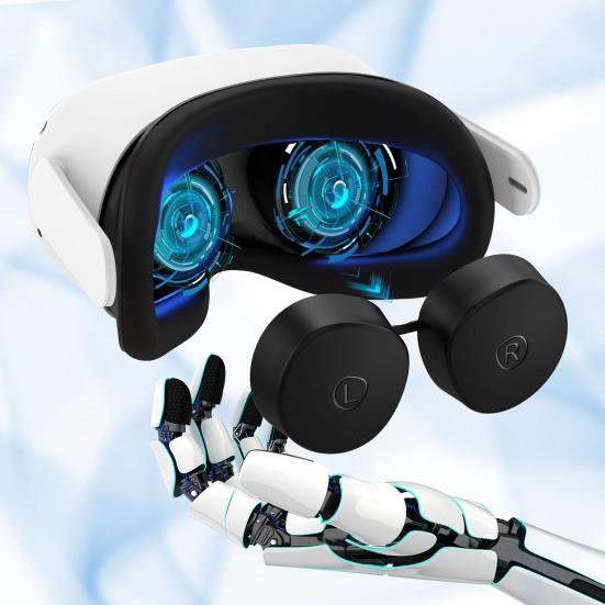 VR Lens Protector Scratch-Resistant Portable Soft VR Lens Protective Cover for Oculus Quest 2