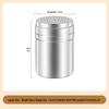 Stainless Steel Spice Shaker Jars - 5 Pack