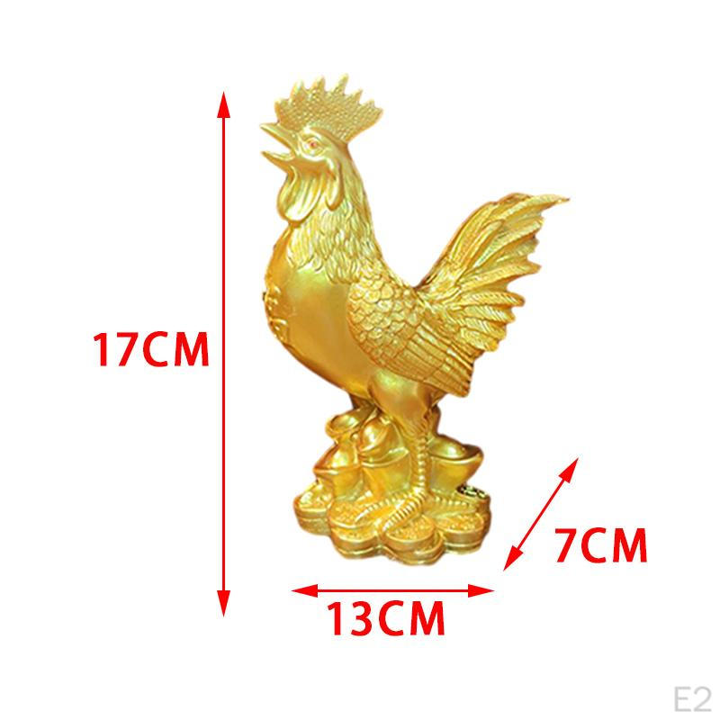 Chicken Figurine Animal Sculpture Decorative Piece for Home And Events