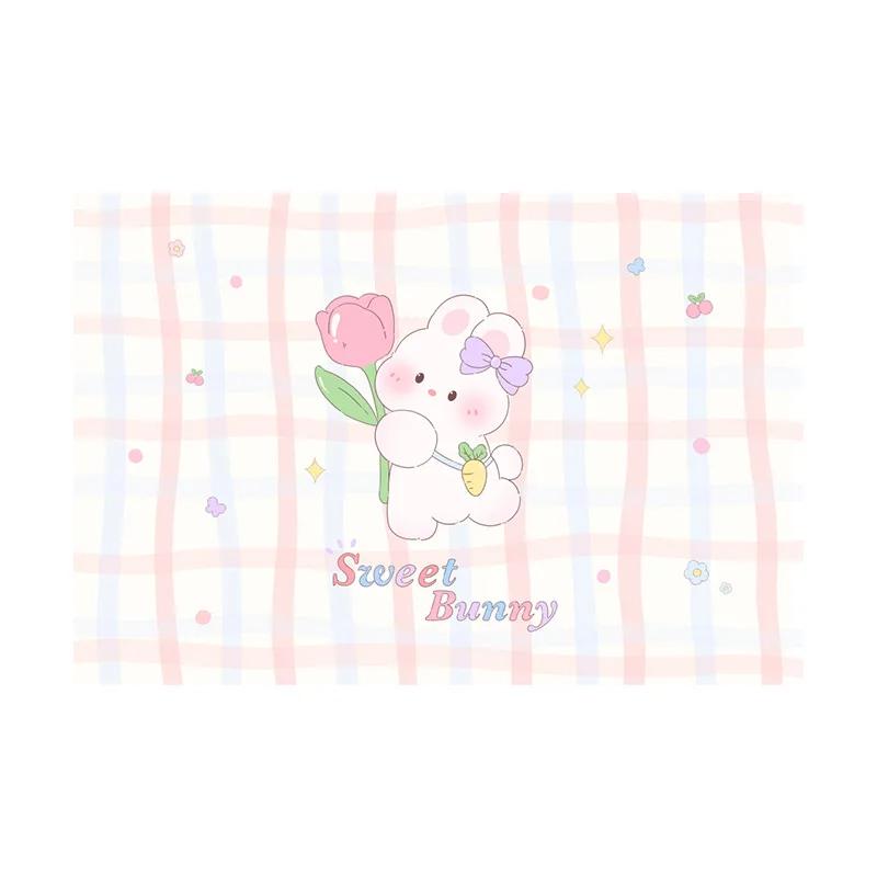 Cartoon Fabric Car Curtains Summer Thermal Insulation Sunshade Side Window Curtain with Suction Cup for Vehicle Sun Protection