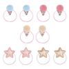 Five-Pointed Star Sequin Elastic Hair Tie for Kids – No Damage Rubber Band