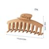 11CM Dragon Bone Hair Claw Clip Matte PS Plastic Hair Claw for Women Girls Non Slip Hair Accessories