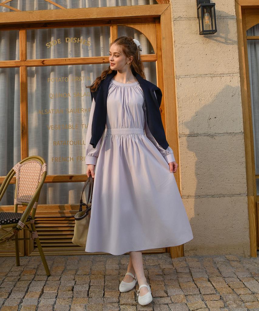 PIGMENT Spring Shirred Dress (Kyop2511058)