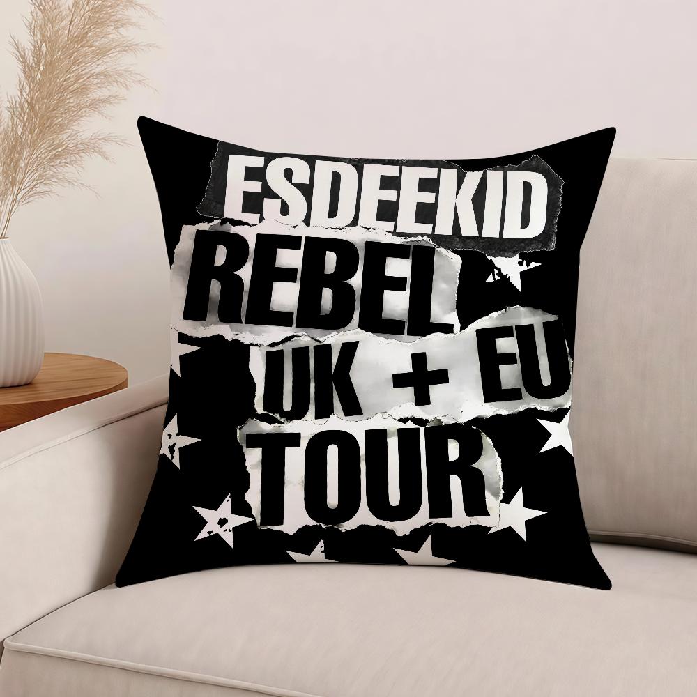 Подушка-чехол EsDeeKid rebel Офисные подушки Подходят для дивана, автомобиля, спальни Декоративная наволочка 30cm x 30cm