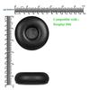 Geekria Elite Compatible Ear Pads, Razer Ear Pads for Bang & Olufsen Beoplay H8i Headphones, Lambskin Ear/Ear Cups (Black)