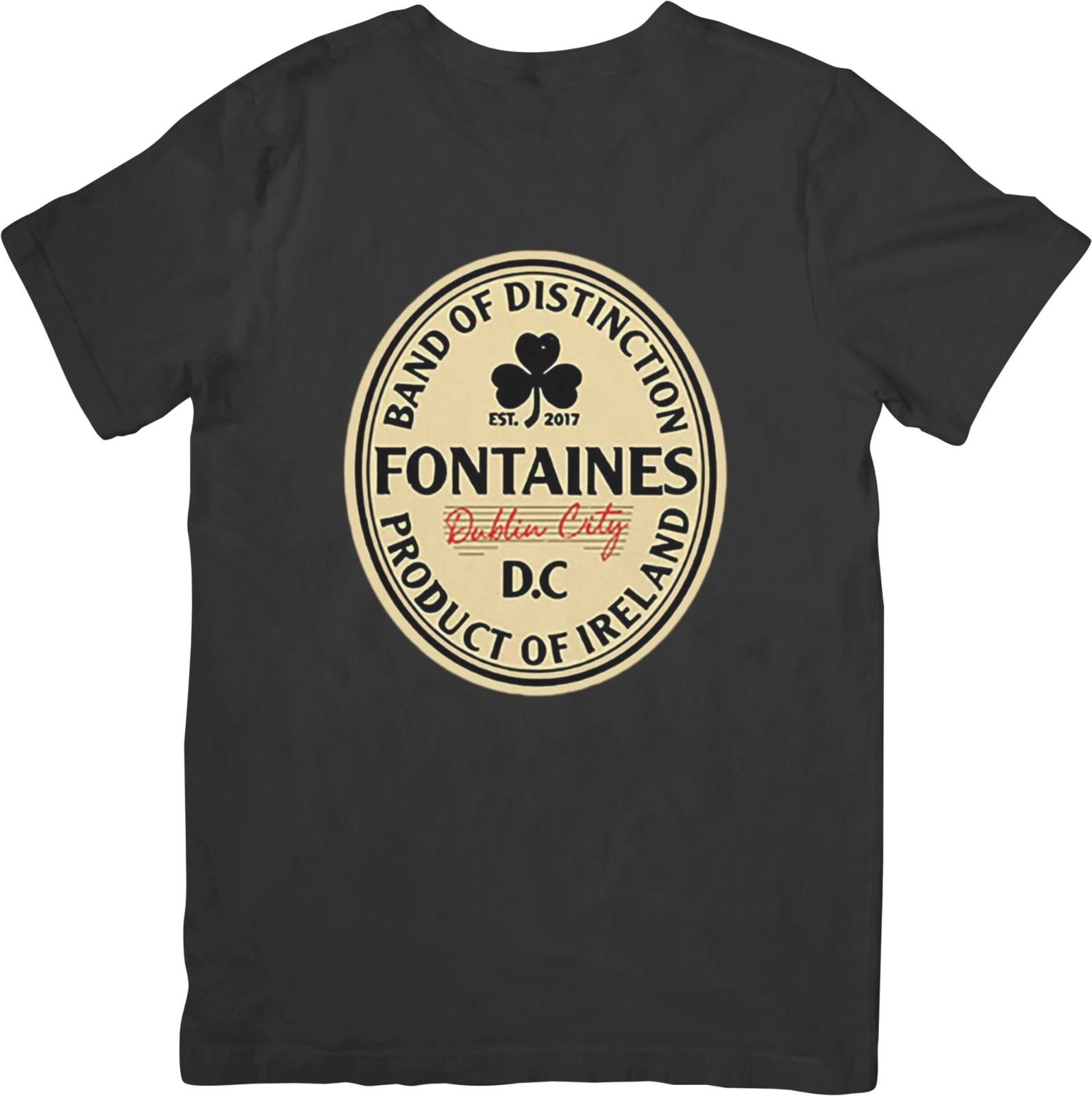 

Fontaines DC Music Unisex Fit for Men & Women Quality Cotton T-Shirt Black M