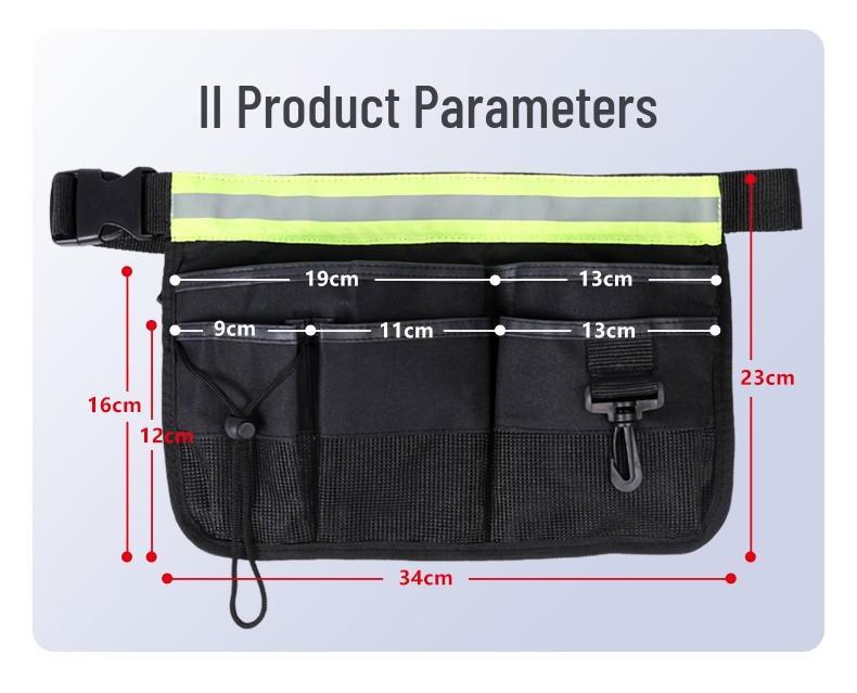 Garden and Work Tool Waist Bag | Multi-Purpose Bag for Cleaners, Restaurant Servers, and Cashiers