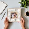 Wooden Photo Frame The Greatest Dad Ever 25cm Square Multi-Section Picture Frame Home Decoration Craft Gift for Father Display