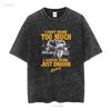 Moonshiners  T Shirt I Dont Drink Too Much Always Just Enough Sz M Vintage Washed Top For Everyday Wear Comfortable Soft Homme