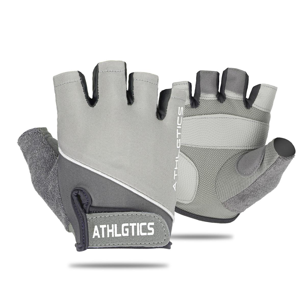 

1 пара полупальцевых перчаток Ice Silk, дышащие, для спортзала, фитнеса, женщин и мужчин, противоскользящие перчатки без пальцев для велоспорта, аксессуары для велосипеда L