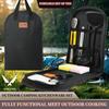 Professional barbecue Set Portable Travel Utensils Set of 10 Pieces Outdoor Kitchen Kitchenware for Backpack BBQ Camping Picnic