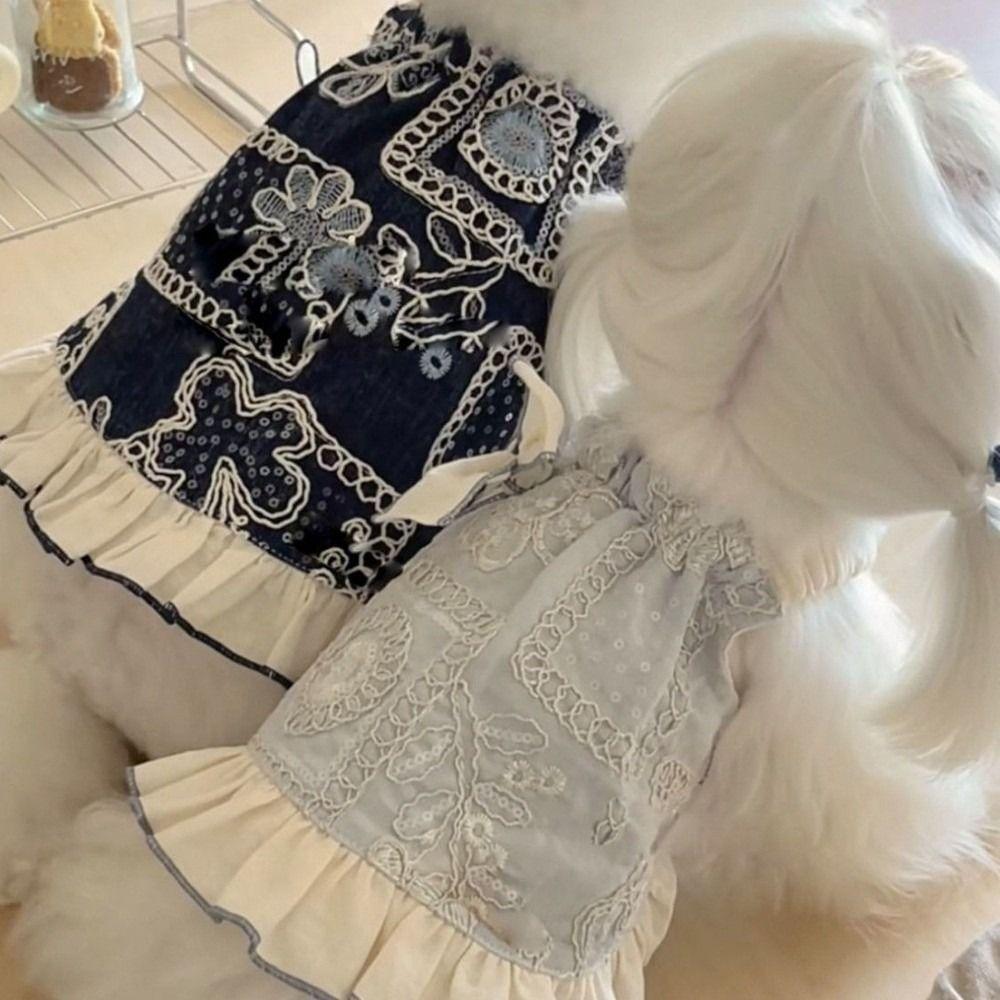 Princess Style Puppy Summer Clothes Elegant Dog Costume Trendy Pet Princess Dress  Chihuahua