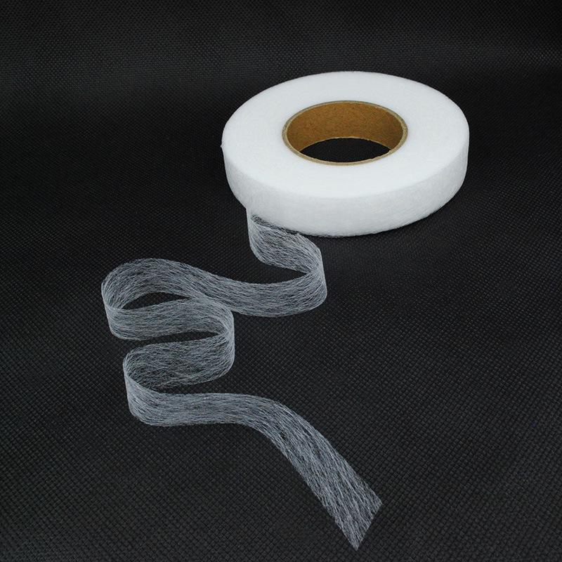 DIY Double-Sided Hot Melt Adhesive Mesh: Lightweight, Washable, Non-Woven Fabric for Clothing Ironing.