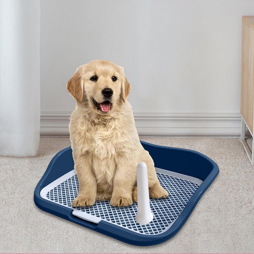 Mesh Dog Toilet *Litter Tray Pee Training Protection with Wall Small Urinal for