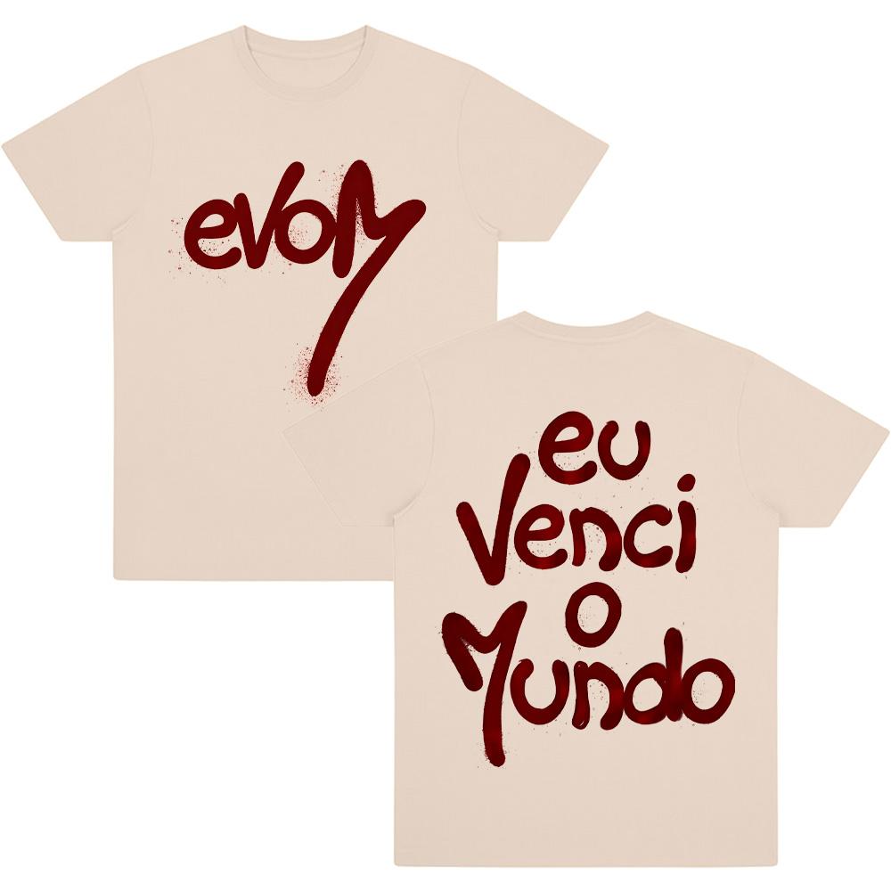 Camiseta EVOM Veigh Merch T-shirts Graphic Print Vintage Womens Short Sleeve Tee Top Y2k Clothes Summer Breathable Tee