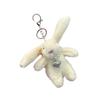 Lovely Plush Rabbit Charm Keychains Sweet Pendant Car Keyring Backpack Decoration Fashion Jewelry for Women Girls