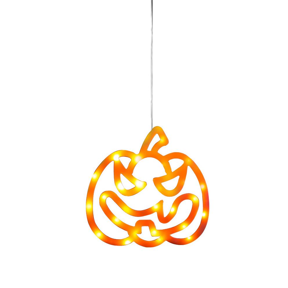 Colorful Halloween Pumpkin Icicle String Lights for Outdoor Yard Decorations