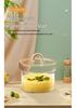 Borosilicate Glass Stew Pot & Bowl for Steamed Eggs and Soup.