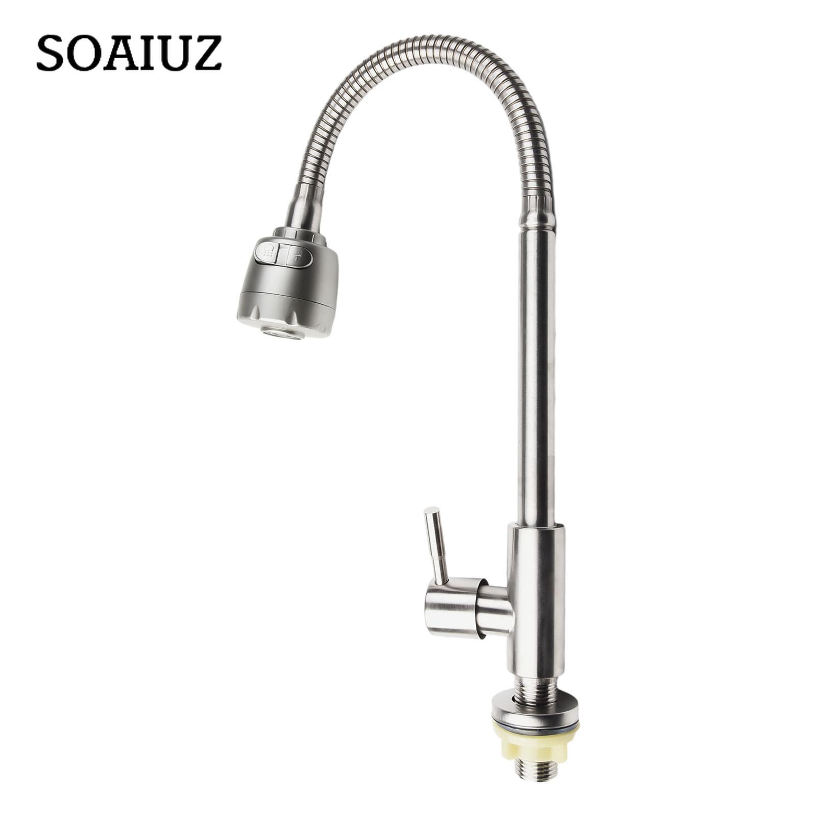 

Смеситель для кухни из нержавеющей стали, очиститель воды, однорычажный кран с отверстием для воды, кран-бампер, антиразбрызгиватель, экономайзер, кухонные принадлежности