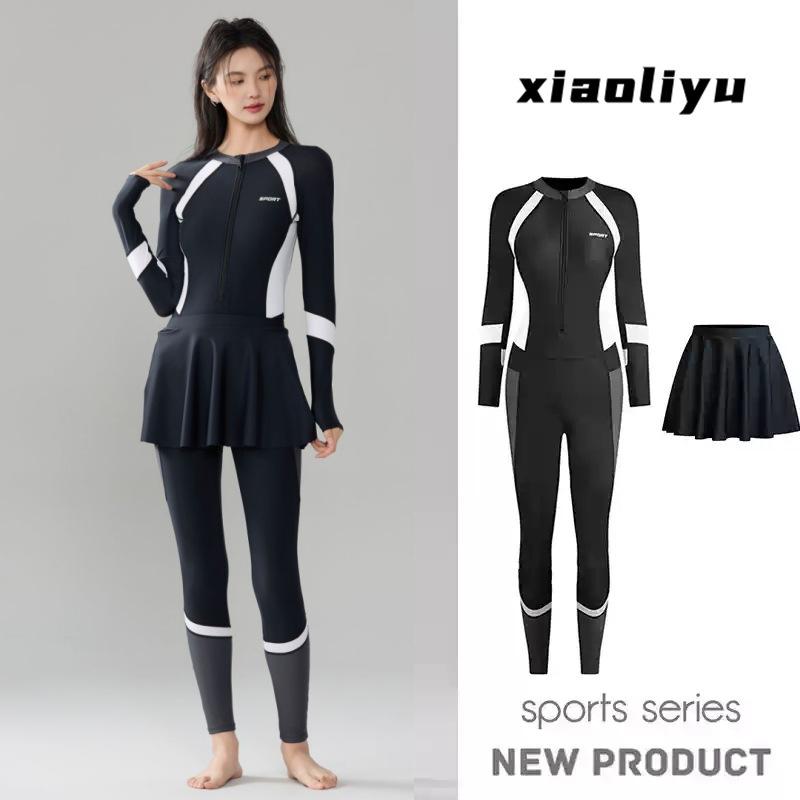 Women's Long Sleeve Full-Body Quick-Dry Sun Protection Diving & Surfing Suit