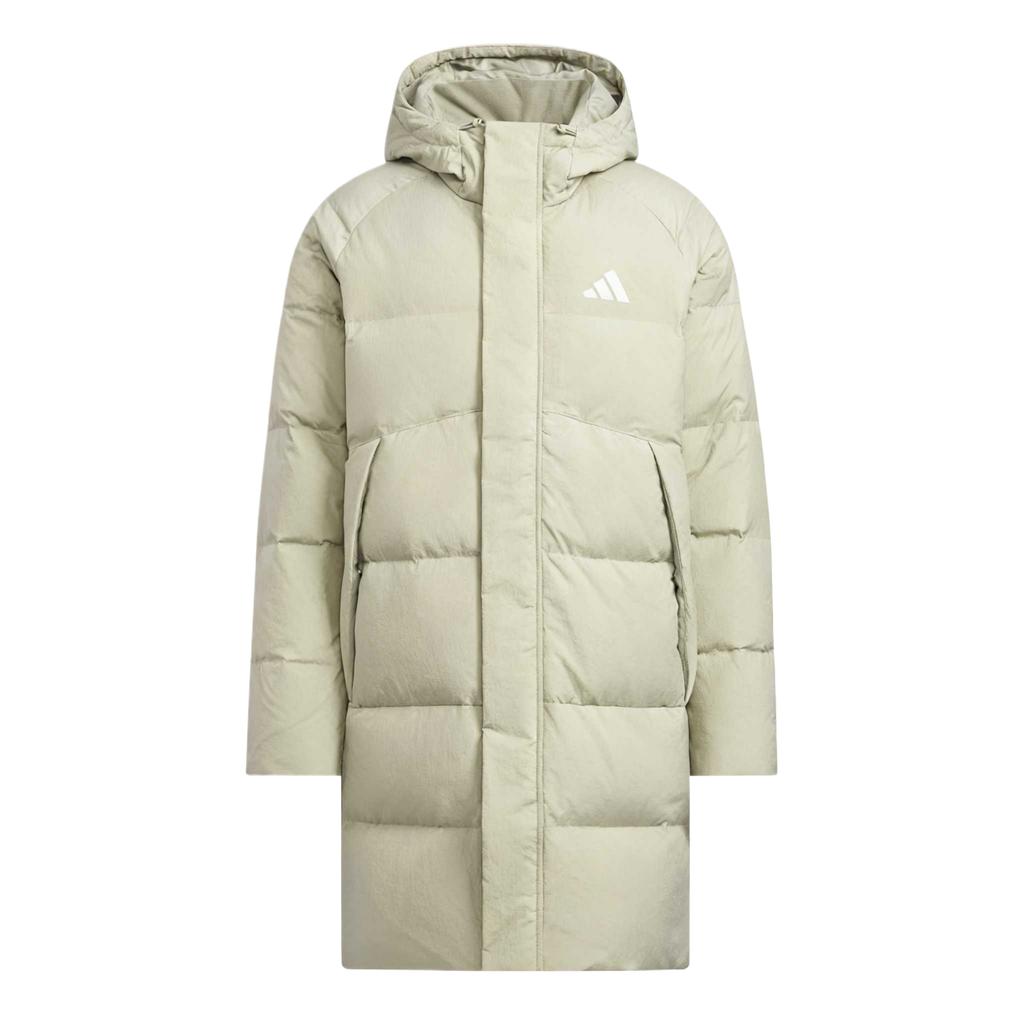 adidas Down Jackets Unisex Light Brown Hooded Moderate KQ5518
