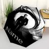 Custom Name 007 James Bond Theme Automatic Umbrella, Lightweight & Portable, 8 Rib, Perfect for Outdoor Travel, Birthdays, Christmas, Gifts.