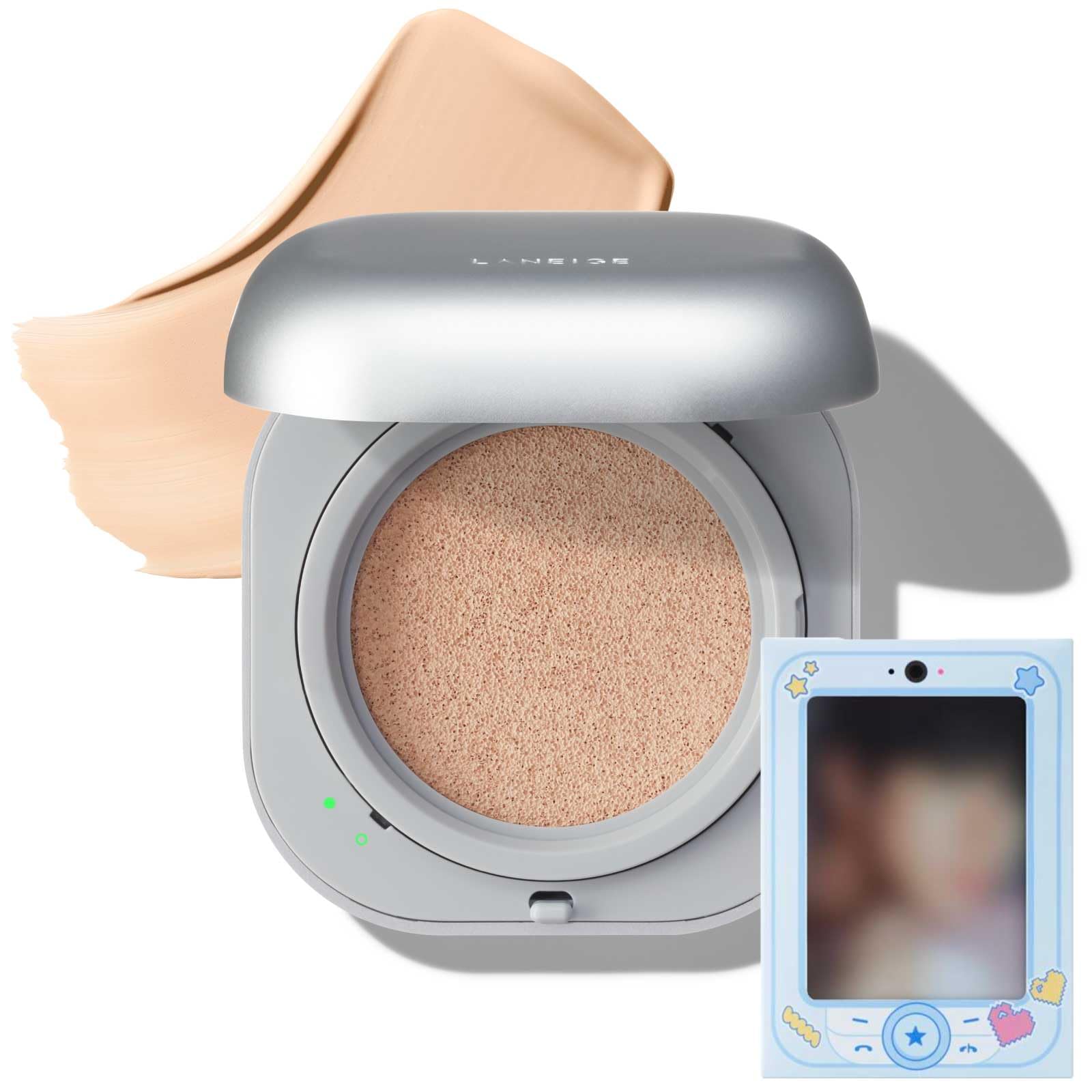 [Фотоальбом в комплекте] Laneige Neo Cushion The Matte 21W Теплый Бежевый Тональная основа - Тональная основа-кушон, Полуматовый, Солнцезащитный крем, Корейская косметика