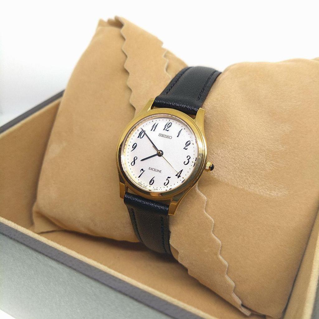 [USED] SEIKO Exceline Women's Watch, Gold