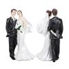 Bride and Groom Statue Romantic Memorable Long Lasting Exquisite Easy To Maintain Wedding Cake Toppe