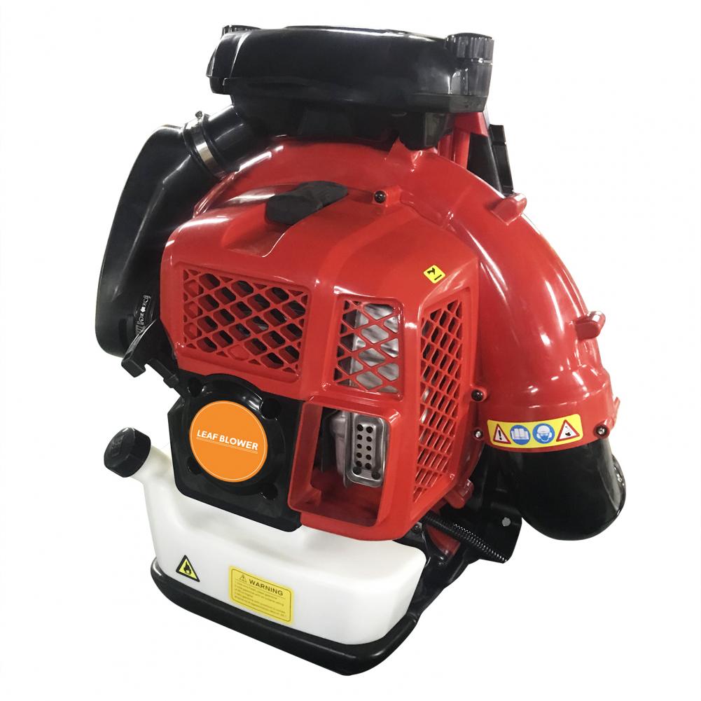 80CC Gas Powered Backpack Snow Blower 2-Stroke Engine 900CFM Air Volume 2.3L Tank Leaf Blowers Garden Power Tools for Yard