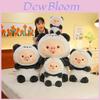 Pig Turned Panda Plush Toy With Short Plush Filling For Kids Sleep Pillow And Home Decor