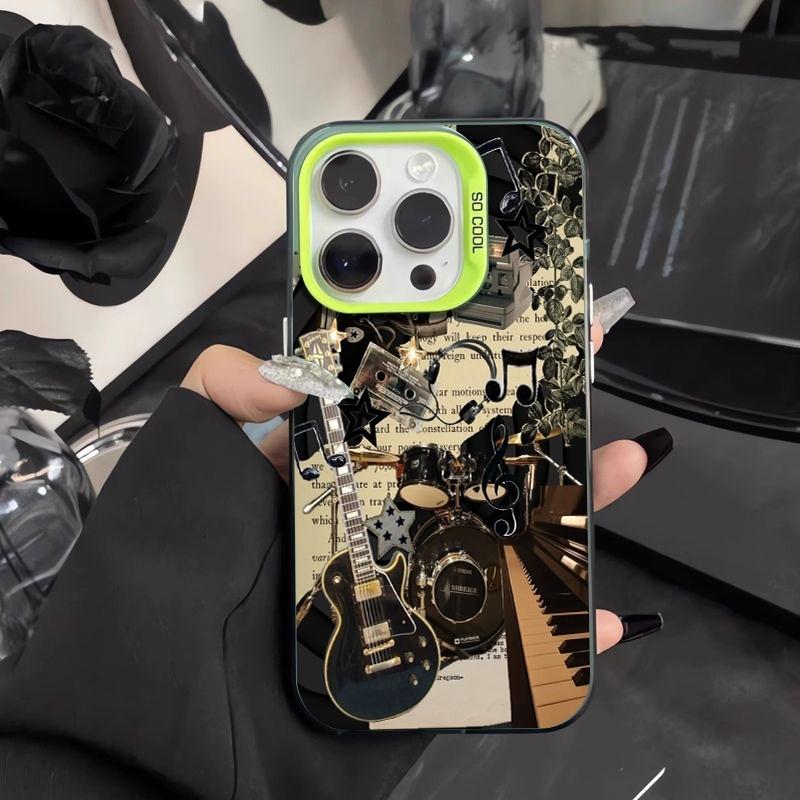 Retro Rock Music Style Pattern Phone Case For Samsung Galaxy S26 S25 Ultra S24 S23 S22 Plus S21 S20 FE A15 A35 A54 A55 A16 Cover