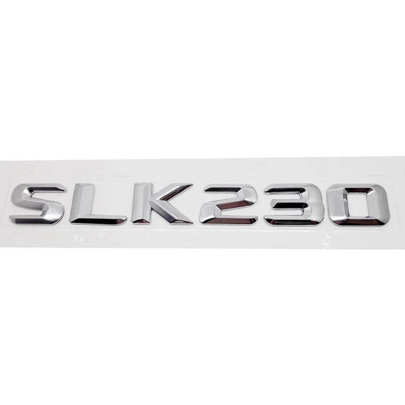 Samolepky na zadní část auta s písmeny, emblémem na zadním kufru pro SLK55 SLK63 SLK200 SLK230 SLK250 SLK280 SLK300 SLK320 SLK350
