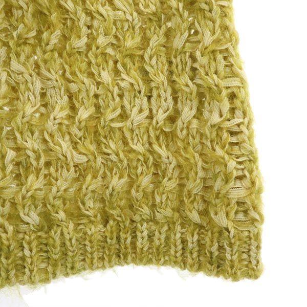 Unused Muller Wool Blend Long Sleeve Design Knit Sweater 38 of Yoshiokubo Women Used