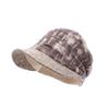 Vintage Plaid Newsboy Cap Warm Visor Beret Cap Baker Boy Hat Checked Slouchy Hat  Travel