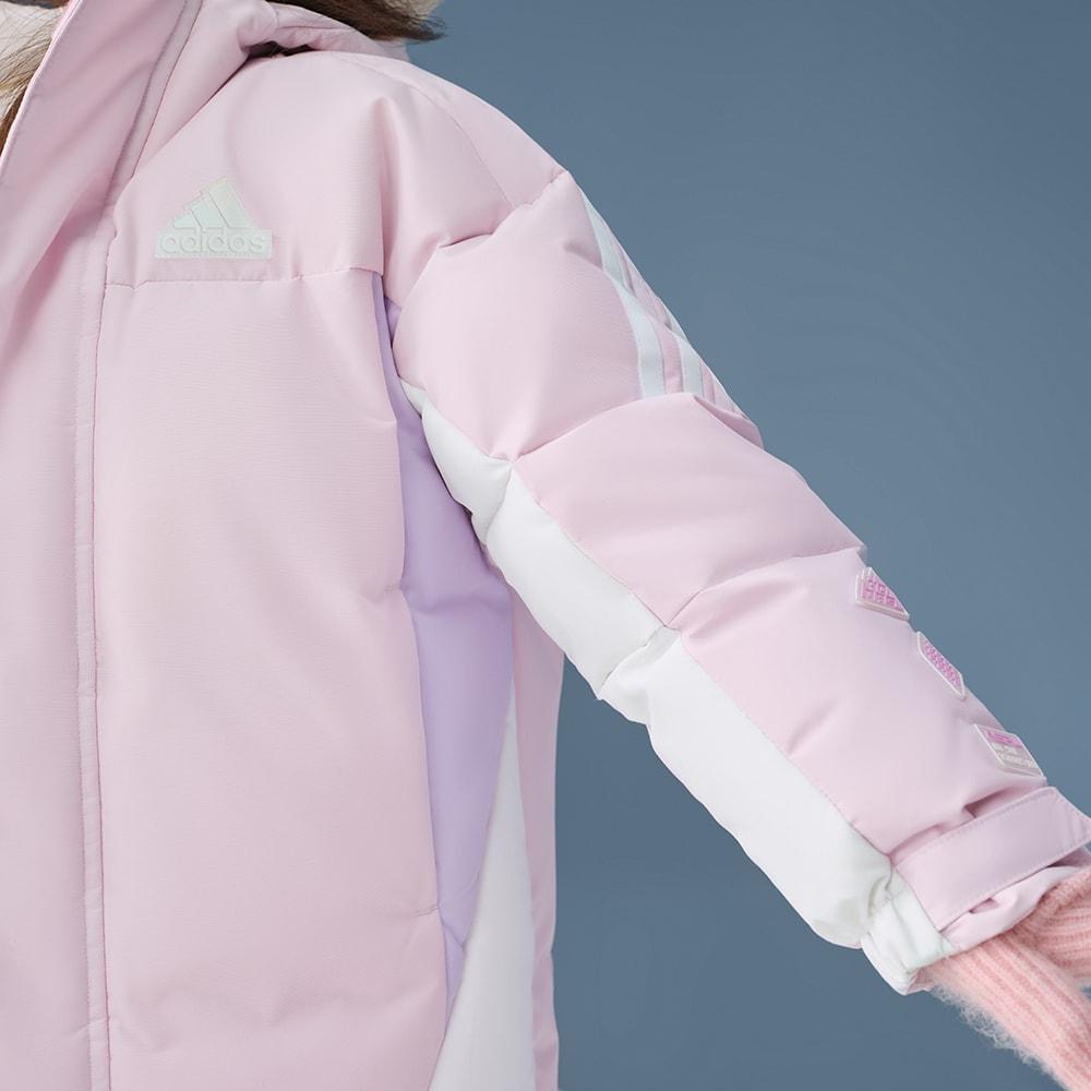 adidas FW24 Down Jacket Children Aged 3 7 Years Old Pink JI8628