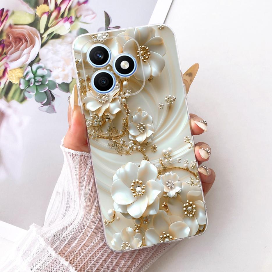 For Honor X8d 4G Case Cool Fashion Painted Cover 6.77'' Soft Silicone Phone Case For Honor X8d X 8d HonorX8d 4G Back Cover Coque
