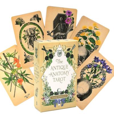 The Antique Anatomy Tarots 78-Card Deck Full English Oracle Cards Divination Fate Family Party Board Game