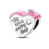 Brand New Charm Bead Component Copper Metal Love Heart Girl Boy Bead Components Bead Component Compatible With 4MM hole diamete Bracelet High Quality