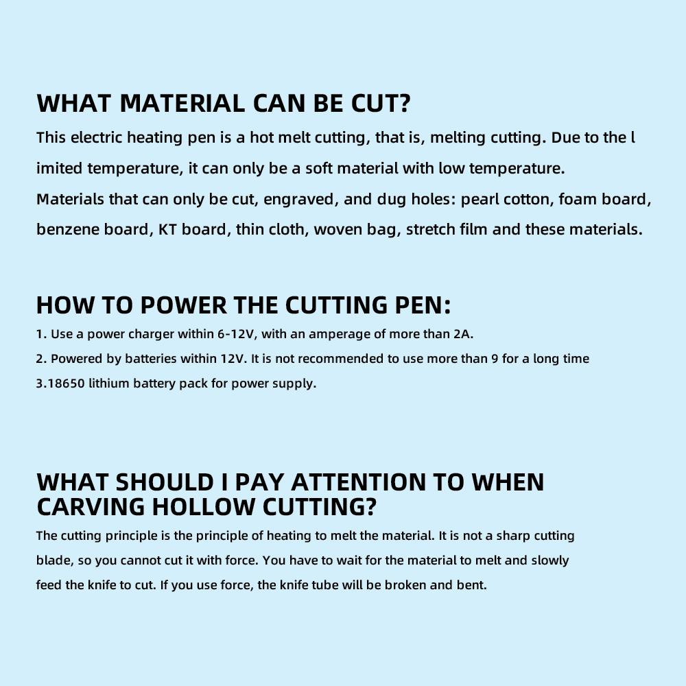 Foam Cutting Pen Electric Foam Cutter Portable Foam Cutting Machine DIY Cutting Tool