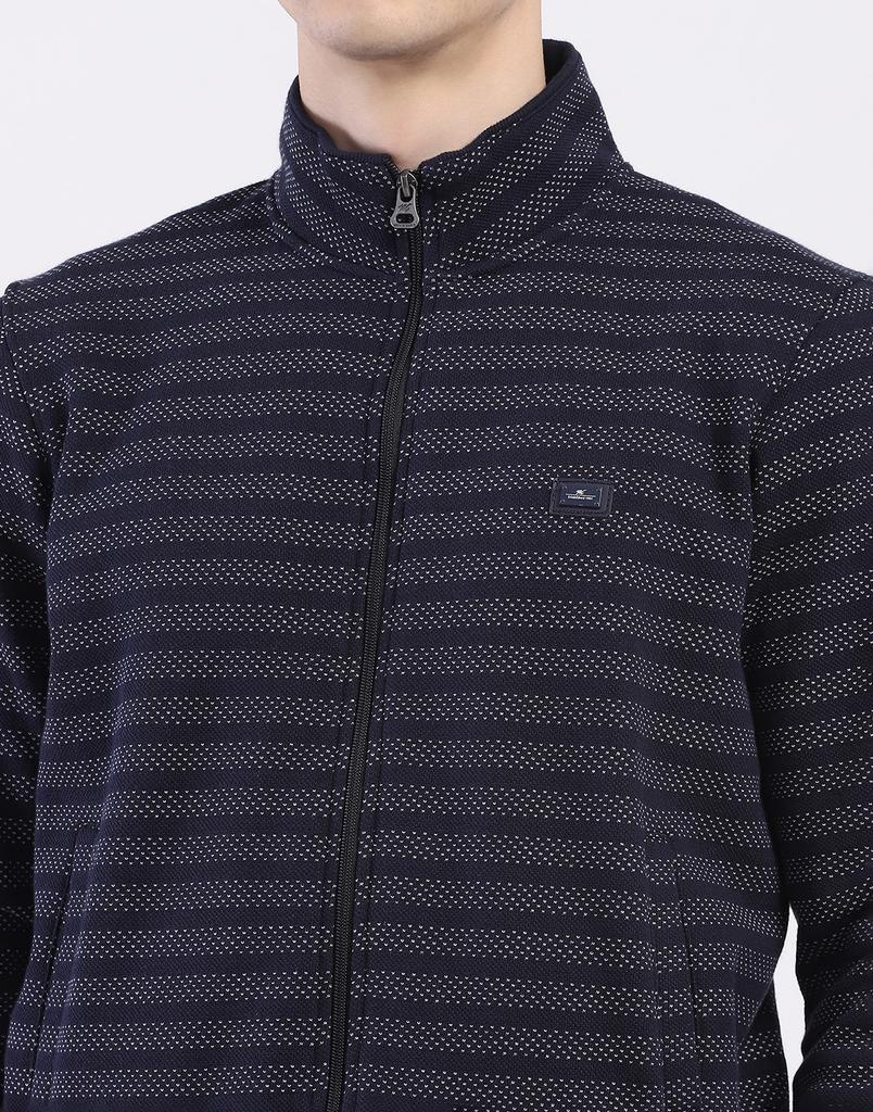 Monte Carlo Men's Mock Neck Full Sleeve Sweatshirt